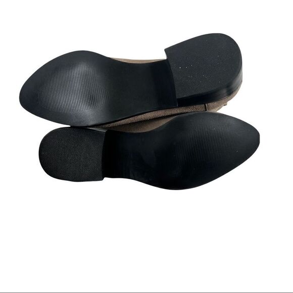 STEVEN BY Steve Madden Desirae Grey Suede Ankle Boots Size 8.5 Medium - Picture 8 of 11